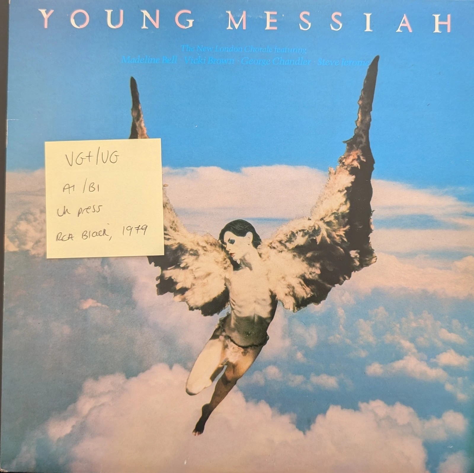 New London Chorale Young Messiah Vinyl Record LP VG+/VG PL 25258 1979 vinyl record sleeve New London Chorale Young Messiah Vinyl Record LP VG+/VG PL 25258 1979 vinyl record sleeve