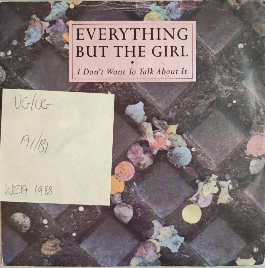 Everything But The Girl I Don't Want To Talk About It Vinyl Record VG/VG NEG34T vinyl record sleeve Everything But The Girl I Don't Want To Talk About It Vinyl Record VG/VG NEG34T vinyl record sleeve