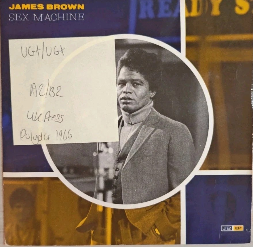 James Brown Get Up I Feel Like Being A Sex Machine Vinyl Record VG+/VG+ POSP751 vinyl record sleeve James Brown Get Up I Feel Like Being A Sex Machine Vinyl Record VG+/VG+ POSP751 vinyl record sleeve