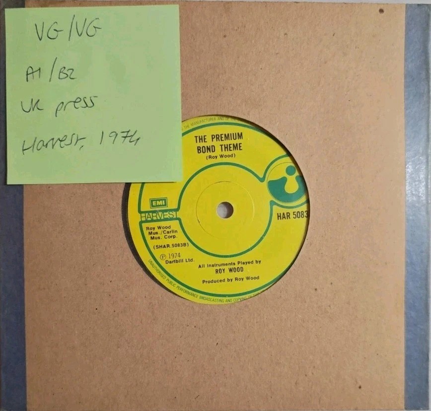 Roy Wood Goin' Down The Road (A Scottish Reggae Song) Vinyl Record VG/VG HAR5083 vinyl record sleeve Roy Wood Goin' Down The Road (A Scottish Reggae Song) Vinyl Record VG/VG HAR5083 vinyl record sleeve