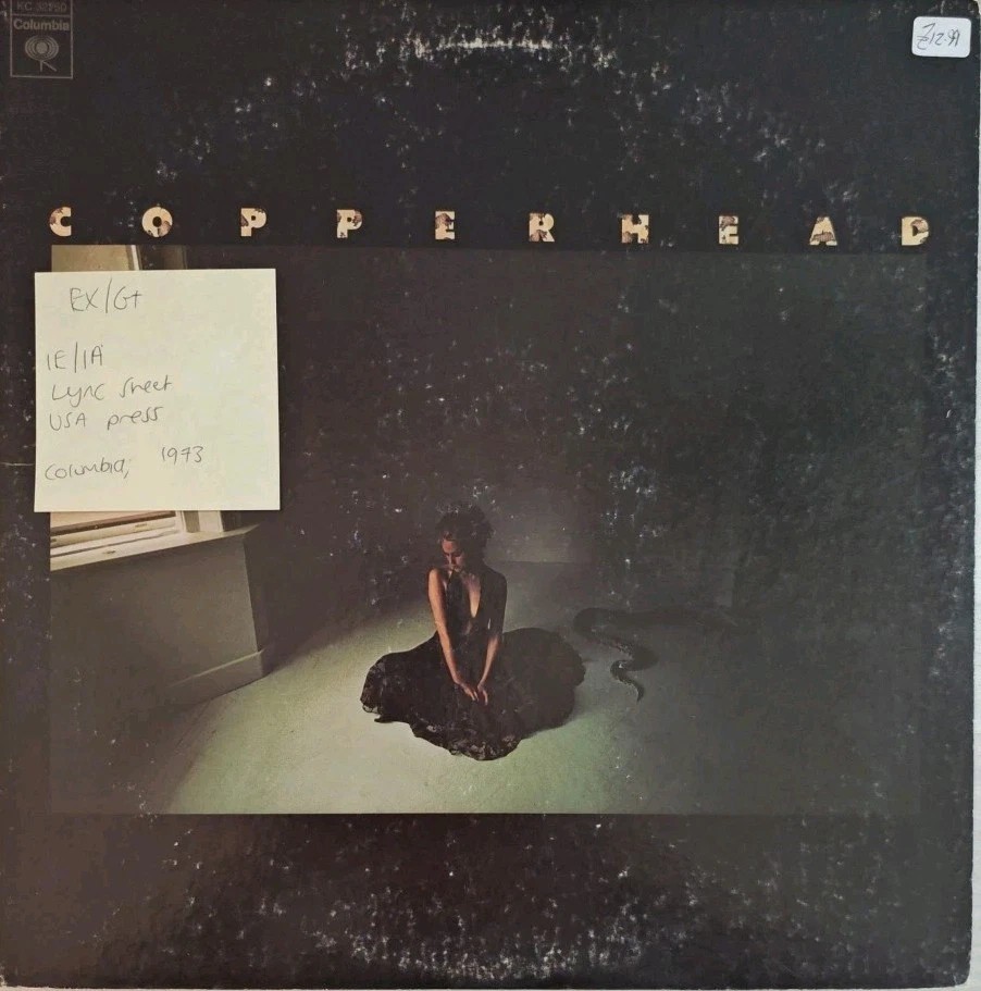 Copperhead Self Titled Vinyl Record LP EX/G+ KC32250 1973 vinyl record sleeve Copperhead Self Titled Vinyl Record LP EX/G+ KC32250 1973 vinyl record sleeve