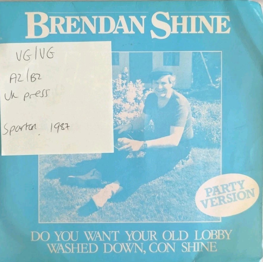 Brendan Shine Do You Want Your Old Lobby Washed Down Vinyl Record VG/VG PLAY223 vinyl record sleeve Brendan Shine Do You Want Your Old Lobby Washed Down Vinyl Record VG/VG PLAY223 vinyl record sleeve