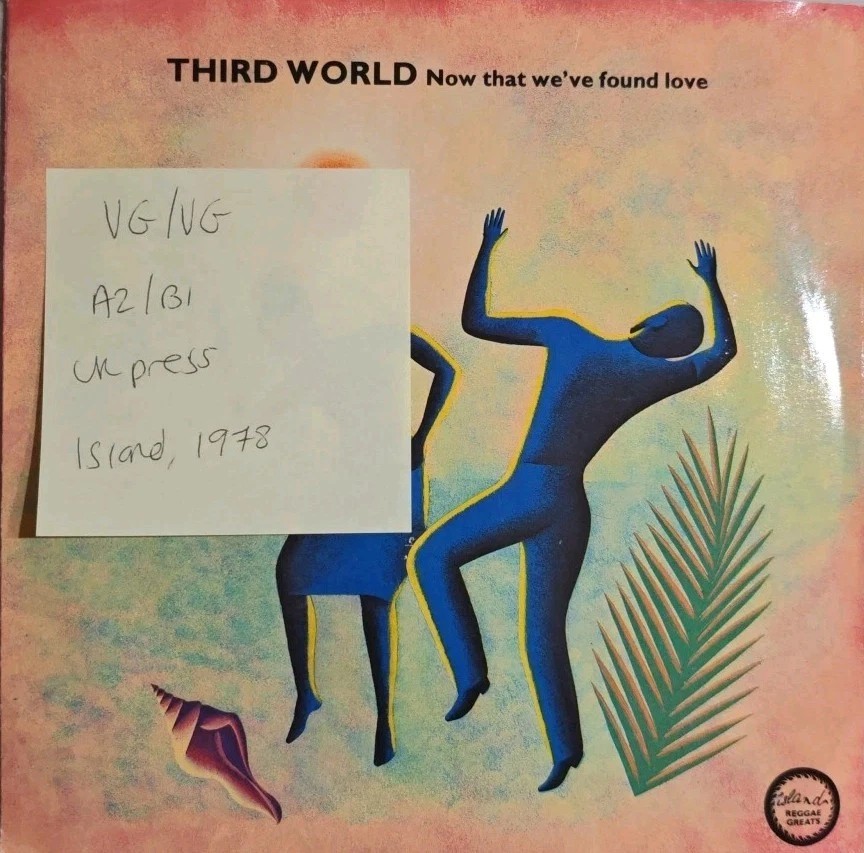 Third World Now That We've Found Love Vinyl Record VG/VG IS219 1978 vinyl record sleeve Third World Now That We've Found Love Vinyl Record VG/VG IS219 1978 vinyl record sleeve