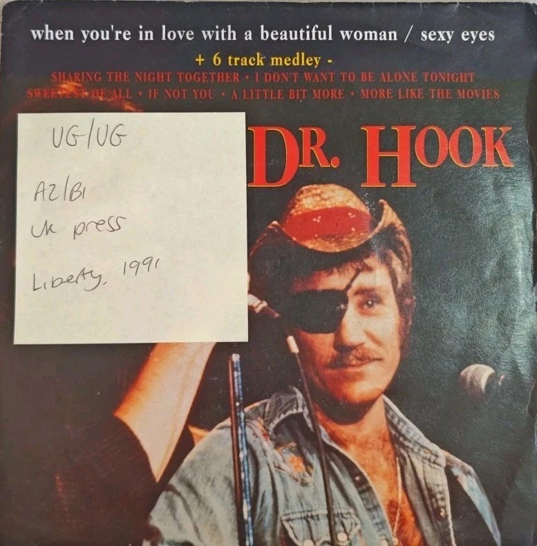 Dr. Hook When You're In Love With A Beautiful Woman Vinyl Record VG/VG 2045147 vinyl record sleeve Dr. Hook When You're In Love With A Beautiful Woman Vinyl Record VG/VG 2045147 vinyl record sleeve
